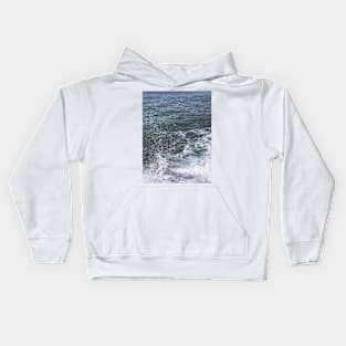 Wild Sea Water Waves Nature Kids Hoodie